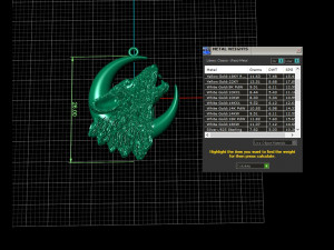 wolf pendant Modèles 3D en vedette