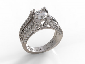 tiffany ring 3D-printmodel