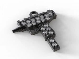 サブマシンウージ 3Dプリントモデル