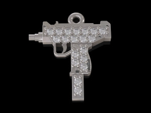 submachine uzi 3D प्रिंट मॉडल