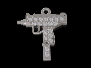 submachine uzi 3D Print Model