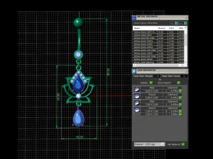 lotus piercing 3D 프린트 모델