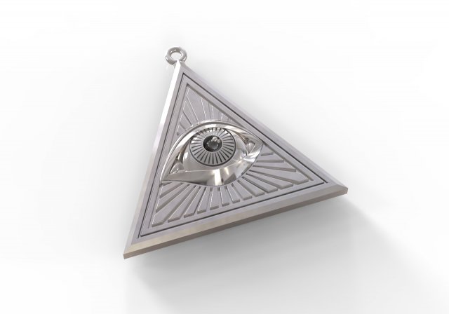 eye of providence 3D प्रिंट मॉडल .c4d .max .obj .3ds .fbx .stl .blend 