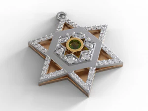 stella di davide Modello di stampa 3D