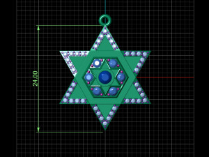 star of david Modèles 3D en vedette