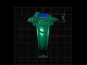 snake ring Modèles 3D en vedette
