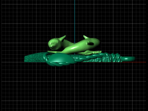 anchor and dolphins pendant Modelo de impresión 3D
