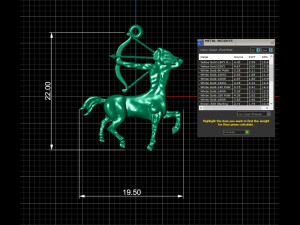 sagittarius Model Cetak 3D