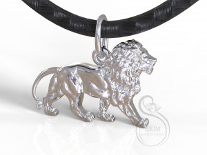 lion pendant Model do druku 3D