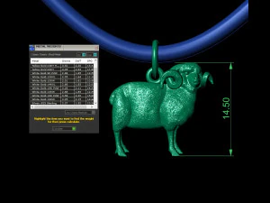 양자리 3D 프린트 모델