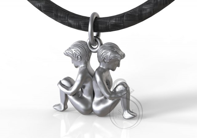 gemini twins 3D 打印模型 .c4d .max .obj .3ds .fbx .stl .blend 