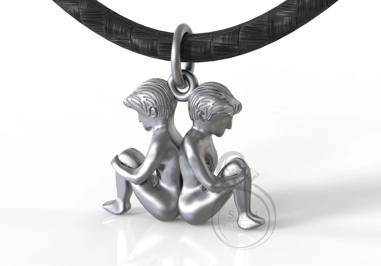 gemini twins 3D Print Model .c4d .max .obj .3ds .fbx .stl .blend 