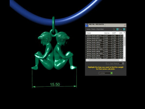 gemini twins 3D 打印模型