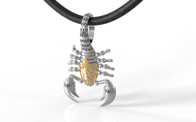 scorpio Model Cetak 3D .c4d .max .obj .3ds .fbx .stl .blend 