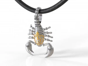 蠍座 3Dプリントモデル