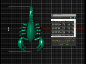scorpio Model Cetak 3D