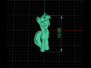 my little pony earrings sparkle 3D Print Model