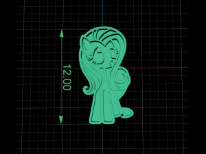 my little pony earrings fluttershy 3D Print Model