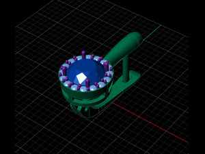 classic earrings 3D Print Model