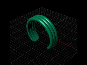 кільце на нозі 3D Принт Модель