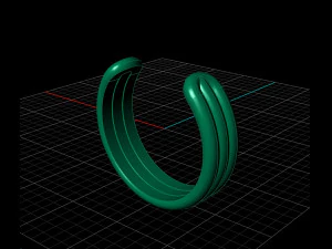 кільце на нозі 3D Принт Модель