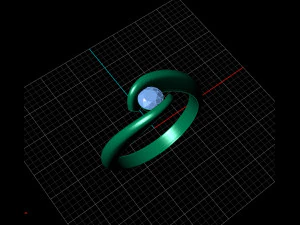 anel Modelo de Impressão 3D