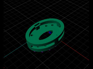 pusetto ovale Modello di stampa 3D