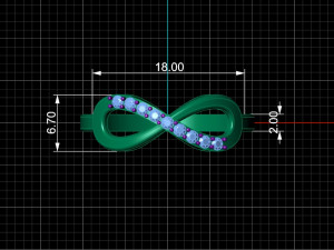 infinity ring 3D Print Model