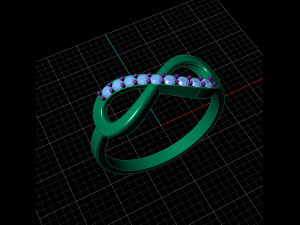 infinity ring 3D Print Model