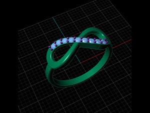 anello infinito Modello di stampa 3D