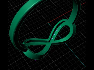 anello infinito Modello di stampa 3D