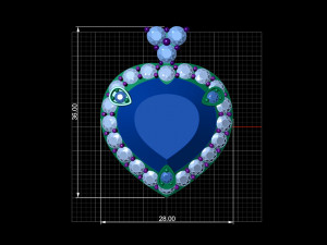 heart pendant 3D Print Model