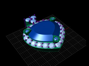 heart pendant 3D Print Model