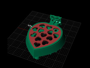 heart pendant 3D Print Model