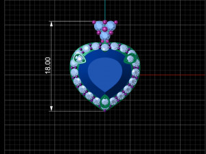 heart earrings 3D 打印模型