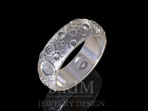 moon ring sizes 16 17 18 19mm 3D Print Model