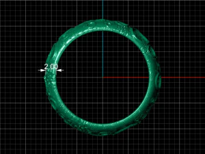 moon ring sizes 16 17 18 19mm 3D Print Model