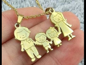 family pendant 3D Baskı Modeli