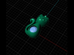 kitty earrings 3D प्रिंट मॉडल