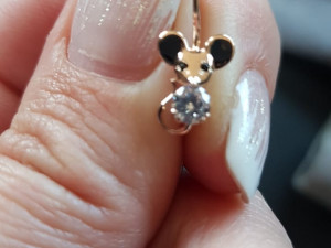 kid earring mouse 3Dプリントモデル