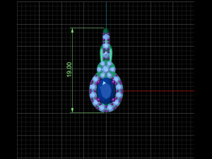 oval classic earrings 3D Print Model