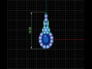 oval classic earrings 3D Print Model