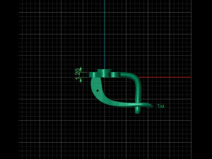 дитяча квіткова сережка 3D Принт Модель