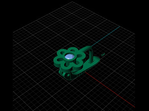 kid flower earring Modelo de Impressão 3D
