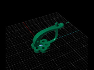дитяча квіткова сережка 3D Принт Модель