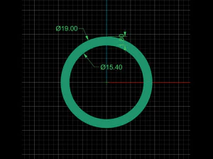 simple circle ring and earrings 3D Print Model