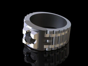 homme bague montres liens Modèles 3D en vedette