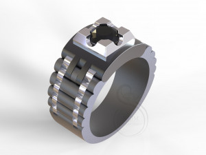 man ring watches links 3D 打印模型