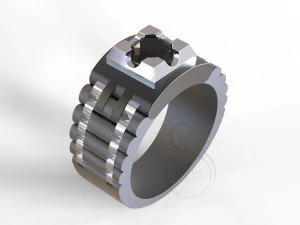 man ring watches links 3D Print Model