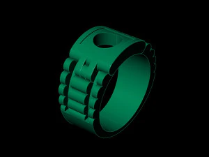 man ring watches links 3D Print Model